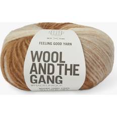 Yarn & Needlework Supplies Wool And The Gang Feeling Stripe Aran Yarn, 50g