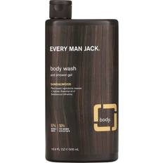 Every Man Jack Body Wash and Shower Gel, Sandalwood, 16.9