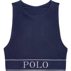 Polo Ralph Lauren Damen Unterwäsche Polo Ralph Lauren Seamless Rib Bustier, bügellos, Rippstruktur, für blau