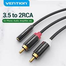Cables Vention RCA Cable 3.5mm Femlae to 2RCA Male Theater DVD 1m 1.5m 2m