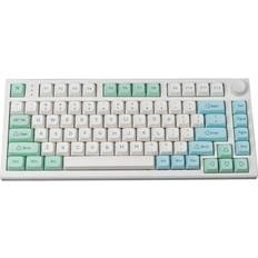 Keyboards Greenzech 133 Keys Ice Mint PBT Keycap Set Profile Sublimation