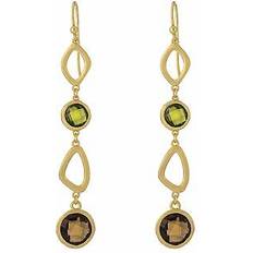 Silverly Gold Plated Sterling Silver Dangle Earrings -