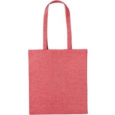 Unisex Stoffvesker Nutshell Recycled Cotton Shopper Red One Size