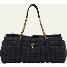 Duffel Bags & Sport Bags Saint Laurent YSL Quilted Nylon Duffel Bag NERO