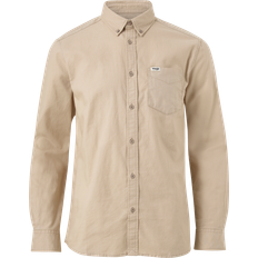 Wrangler Mies Paidat Wrangler Paita Button Down Shirt - Beige