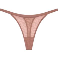 Brune Truser Triumph Damen Signature Sheer String Briefs, Toasted Almond