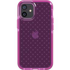 Tech21 Evo Check Phone Case for Apple iPhone 12 Mini 5G with 12 ft. Drop Protection, Mystical Fuchsia