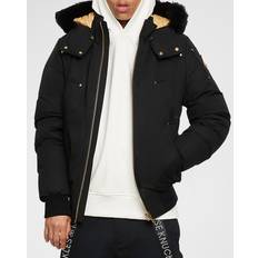 Moose Knuckles Gold ballistic bomber neoshear noir_mouton_noir