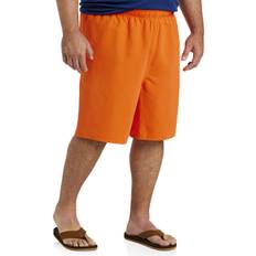 Breathable Swimwear DXL Big and Tall Essentials Quick-Dry Swim Trunks, Orange, 4XLT