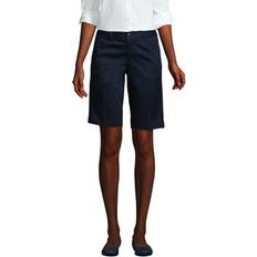 Lands' End Pants & Shorts Lands' End School Uniform Women Plain Front Chino Shorts