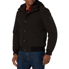 Outerwear Levi's Mixed Media Hoodie Bomber, Black