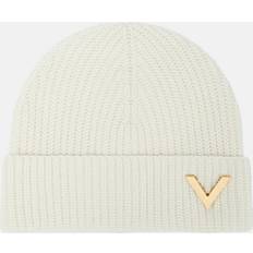 Valentino Tilbehør Valentino Garavani CASHMERE BEANIE Wo IVORY UNI