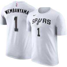 Maillots de jeu Nike Adult San Antonio Spurs Victor Wembanyama #1 Association T-Shirt, Men's, Medium, White Holiday Gift