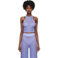 Polyamide Tank Tops REMAIN Birger Christensen Purple Self-Tie Tank Top 17-3612 Orchid Mist DK