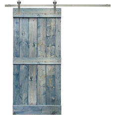 Blue Doors Calhome Barn Door Calhome Paneled Wood (x)