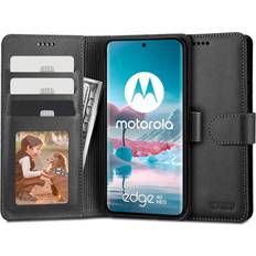 Tech-Protect Motorola Edge 40 Neo Flip Wallet m. Plånbok Svart