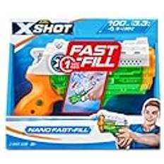 Zuru XSHOT – Fast Fill – Nano – Water Blaster – Wasserpistole – Spiel im Freien – schnelles Befüllen – zieht bis 9 m 56333-2023