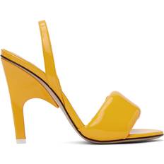 Yellow Heeled Sandals The Attico Yellow Rem Heeled Sandals 205 Pumpkin IT