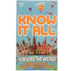 Boxer Gifts Know It All! Around the World Card Game Kids Guessing Game Multicolor Blue