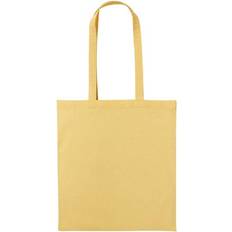 Women Fabric Tote Bags Nutshell Recycled Cotton Shopper Yellow One Size