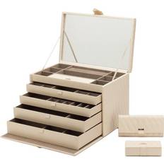 Wolf Jewellery Box Caroline Extra Cream Cream