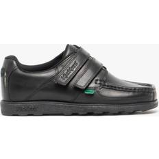 Kickers Youth Mens Fragma Twin Leather Black