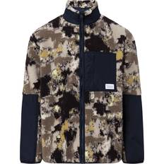 Knowledge Cotton Apparel Ytterkläder Knowledge Cotton Apparel Oversized Jaquard Sherpa Jacket Grs/vegan Herr Fleece