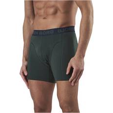 Björn Borg Sammy Flower Grid 3-Pack Blue, Male, Tøj, Undertøj, Blå