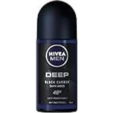 Nivea Män Deodorant Roll-on Deep Black Carbon Dark Wood