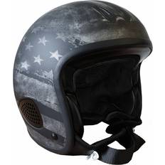 Bores Gensler Kult Jet Helmet - Black/White/Silver