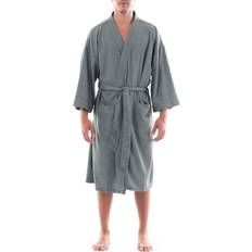 Men Robes on sale Fruit of the Loom Fruit of the Loom Men's Waffle Kimono Robe, Grey Heather, 2X-3X