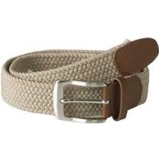 Grey - Men Belts Duke Frank Stretch Braided Belt Stone