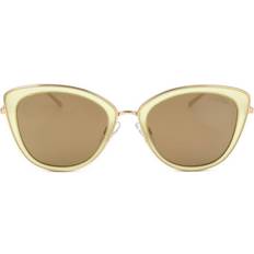 Ana Hickmann HI 3053 T01 53 Women's Sunglasses - Olive Green Gold