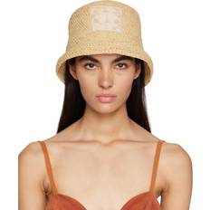 Jacquemus Beige Le Raphia 'Le Bob Ficiu' Hat Beige