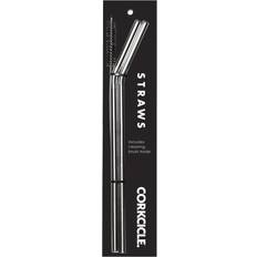 Straws Corkcicle Straw, Two-Pack Stainless, Plastic/Stainless