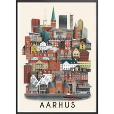 Aarhus Small Multi Patterned A3