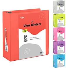 3 Inch Red Slant D-Ring Binders
