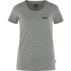 Fjällräven Femme T-shirts Fjällräven T-shirt Logo Femme - Grey-Melange