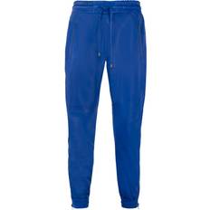 Leer - Man Broeken Infinity Leather Leren Joggingbroek Voor Heren - Blauw