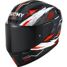 Suomy Track-1 404 Helmet - Black/Grey/Red/White