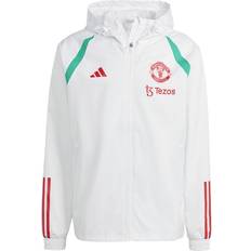 Adidas Manchester Ytterkläder adidas Manchester United Tiro 23 All-weather Jacket Vit