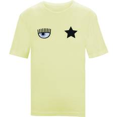 Chiara Ferragni T-Shirt 74CBHT07 Gelb Regular Fit