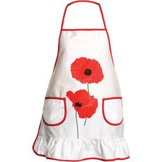 Aprons on sale Premier Housewares Poppy Apron White, Red