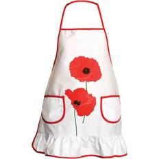 Premier Housewares Poppy Apron White