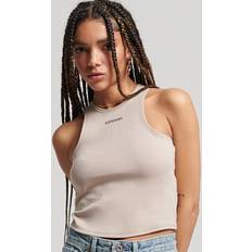 Superdry Kjoler Superdry Overdel - Beige/Sort