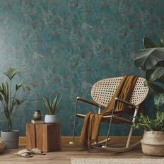 Ginko Flower Green Bronze Wallpaper 8.5 x 53 x 850 cm