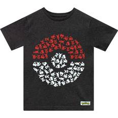 Pokemon T-shirts Character Pokeball T-Shirt Black 9-10 Years