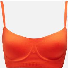 Calvin Klein Orange Bras Calvin Klein Unlined Jersey Balconette Bra Orange