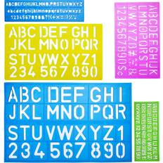 Mr. Pen Letters and Numbers Alphabet Templates, Letter Stencils, Pack of 5