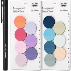 Office Supplies Mr. Pen Transparent Sticky Notes 560 Pcs Pastel